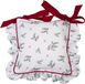 Clayre & Eef housse de coussin de chaise blanc 40*40 cm hch25 - Blanc