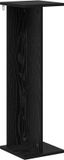 vidaXL Plantenstandaard Zwart eiken 25 x 25,5 x 80,5 cm Bewerkt hout