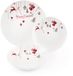 Excelsa Merry Christmas servies 18-delige set wit/rood