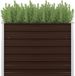 Maison Exclusive - Rehausseur de jardin, marron, 100 x 40 x 77 cm, acier galvanisé