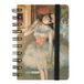HOUTADEFINIZIONE - Dagkalender 12 maanden, kalender 2026 met bedrukte omslag met een kunstwerk, elastische bandsluiting, dubbele bladwijzer en 352 pagina's, 9 x 13 cm, ballerina