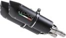 GPR Exhaust Systems Furore Dual Ducati Monster 695 06-08 Mat Zwart / Zwart Gehomologeerde Slip-on Uitlaatdemper