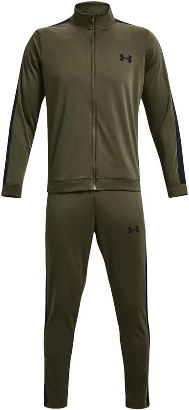 Under Armour UA Rival Knit Track Suit Heren Trainingspak - Groen - Maat M