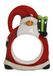 Excelsa Santa Claus servethouder, keramiek, rood, 5 x 2 x 7 cm