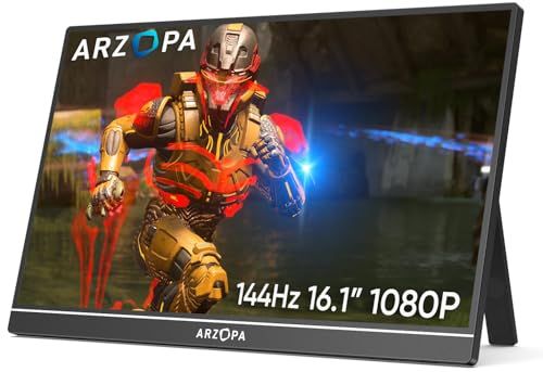 ARZOPA 16,1" 144Hz Draagbare Gaming Monitor