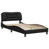 VidaXL Bedframe Zwart Kunstleer 100x200 cm