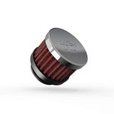 K&N Carterontluchtingsfilter - rubber onderplaat - 25mm aansluiting (62-1370)