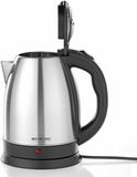 Michelino Roestvrijstalen Waterkoker 74315, 1,8 Liter, Roestvrij Staal/Zwart