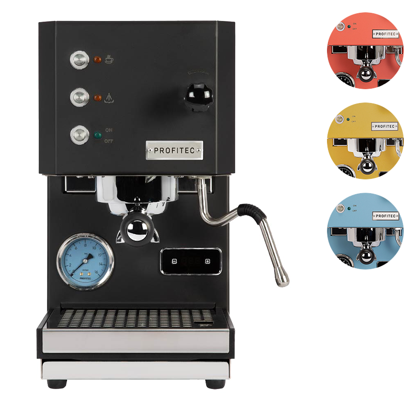 Koepoort Koffie Profitec Go 100 Espresso Machine - Black with Koepoort Koffie Beans