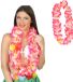 Atosa Hawaii guirlande - 2x - Couleurs tropicales rose