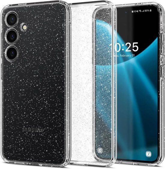 Spigen Liquid Crystal Hoesje Geschikt voor Samsung Galaxy S24 Back Cover Glitter
