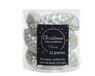 Decoris 12 Glazen dennenappels 40 mm winter wit