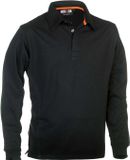 Herock Troja Poloshirt Lange mouwen essentials (1501) - Zwart - XXXL