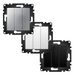 VoltShine Bureauorganizer met 3 secties - FMMB Grijs
