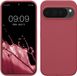 kwmobile telefoonhoesje geschikt voor Google Pixel 10 Pro XL - Hoesje met siliconen coating - Smartphone case in donkerroze