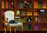 Bluebird Puzzle The Vintage Library Puzzel (1000 stukjes)