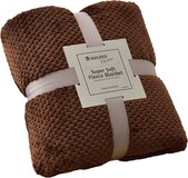 Malinsi® Fleece Deken - Bruin - 150 x 200 cm - Fleecedeken - Polyester - Cadeau