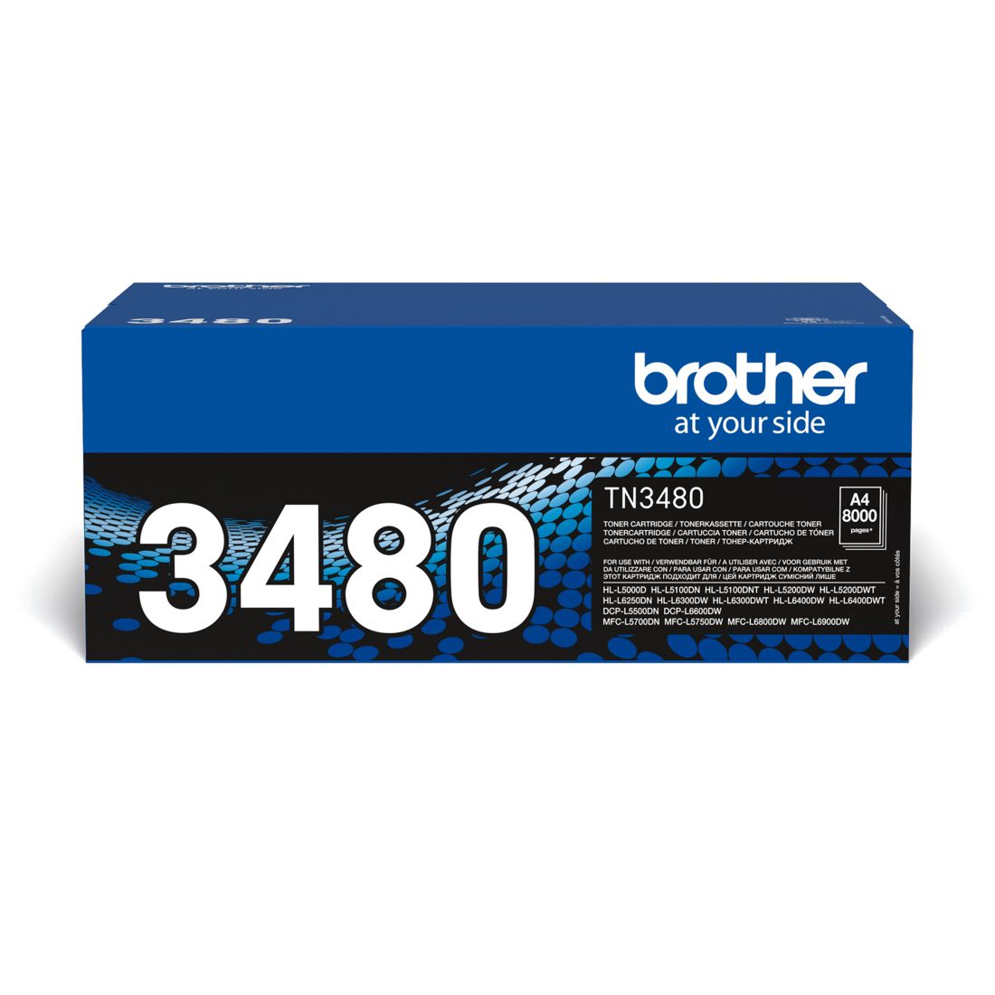 Brother TN-3480 Toner Cartridge - Black - High Yield - 8,000 Pages - Original