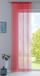 Draadgordijn, Gardinenbox 20303CN Draadgordijn, H x B: 250 x 140 cm, in rood, met doorgangstunnel en ingenaaide plooiband, geschikt voor stangen en gordijnroedes, draadrolgordijn, ruimteverdeler