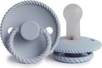 Frigg Rope Siliconen Fopspeen 6+M | Powder Blue
