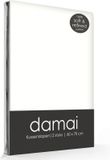 Damai Taie d'oreiller - Lot de 2 - 100% Coton - Avec Fermeture Hôtelière - 40x80 cm - Blanc
