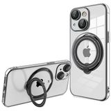 Cool iPhone 15 beschermhoes, magnetisch, ring, zwart