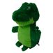 JACK AND VANILLA Interactieve Alligator Knuffeldier voor Honden en Katten, Groen, 18 cm