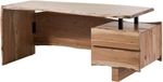 MASSIVMOEBEL24.DE bureau acacia blank massief hout 210x70x76 cm (BxTxH) gelakt PURE ACACIA #152