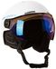BLACK CREVICE Gstaad Skihelm met vizier in pilotenstijl voor heren en dames, van polycarbonaat, ademend, in grootte verstelbaar