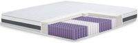 White Stone Matras Pocketvering en Memory 170x200 20 cm | Medium-hard, zelfvormend, orthopedisch | Hypoallergene en ademende hoes
