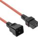 ACT Netsnoer C19 IEC Lock - C20 rood 1 m