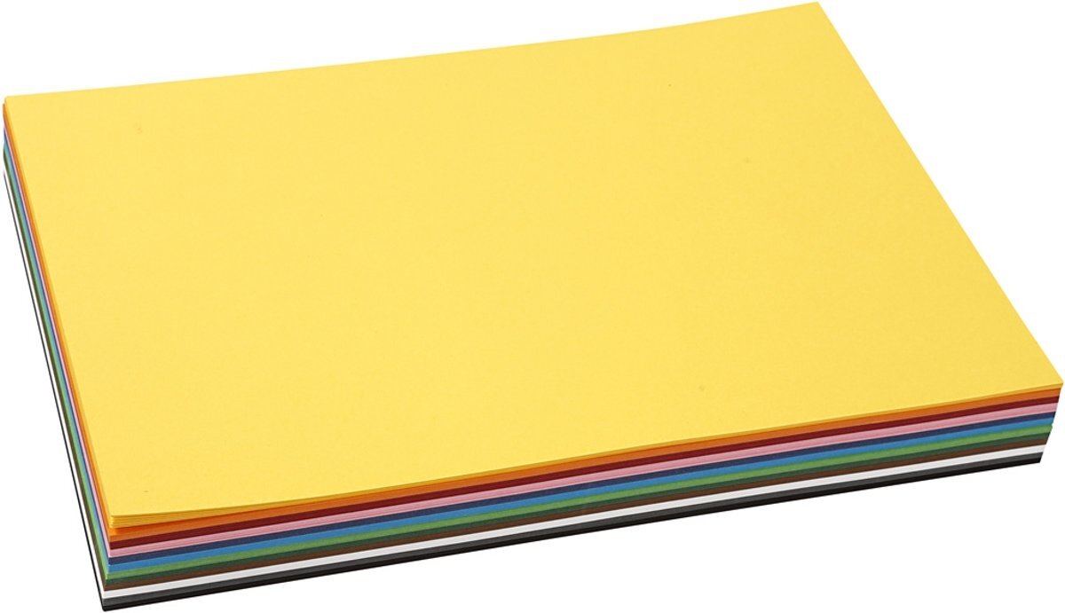 Colortime Creativ karton A 4 21 x 30 cm 120 assorti vel