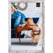 HAES DECO Houten fotolijst Avignon wit / bruin voor 1 foto formaat 20x30 - SP14730