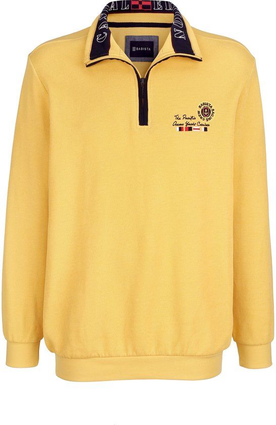 Babista heren Sweatshirt - 56/58 - geel - Katoen