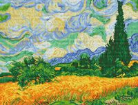 Diamond Dotz Wheat Fields Van Gogh Diamond Painting