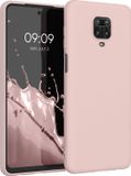kwmobile telefoonhoesje geschikt voor Xiaomi Redmi Note 9S / 9 Pro / 9 Pro Max - Hoesje voor smartphone - Back cover in kokosmelk