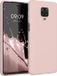 kwmobile telefoonhoesje geschikt voor Xiaomi Redmi Note 9S / 9 Pro / 9 Pro Max - Hoesje voor smartphone - Back cover in kokosmelk