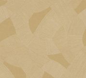 A.S. Création Geometrisch Patroon Behang | Bruin Geel Wit Metallic | Vliesbehang | 1005 cm x 53 cm