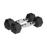 Rebel Active - Hexagonale Gewichten - 2x2 kg - Gemaakt van IJzer - Zwart