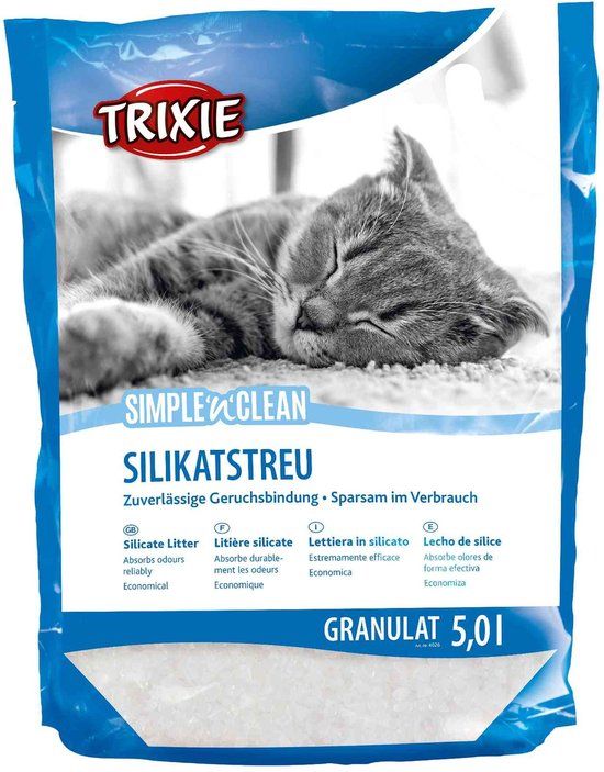 Trixie Simple 'n' Clean Silica Kattenbakvulling - 5 Liter