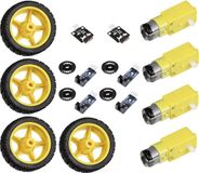 Joy-iT Robot Car - Motor- en sensorset voor Raspberry Pi - 3 tot 5 volt