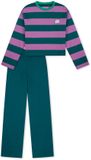 SCHIESSER Pyjama lang bessenrood katoen 116