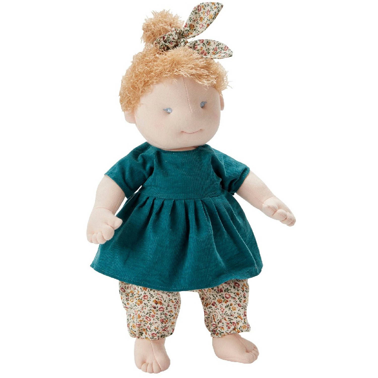 Byastrup Knuffelpop Vigga Junior 42 Cm Wit/blauw