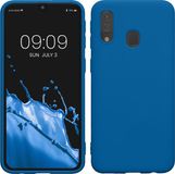 kwmobile telefoonhoesje geschikt voor Samsung Galaxy A40 - Hoesje voor smartphone - Back cover in rifblauw