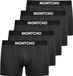 MONTCHO Boxershort Heren - 5 Pack - Antraciet - Katoen/Elastaan - Maat L