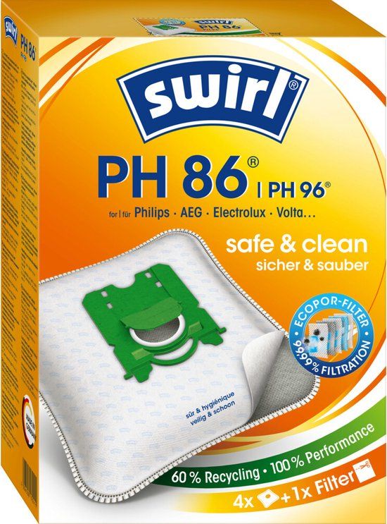 Swirl PH 86 MP Plus AirSpace - Stofzuigerzakken