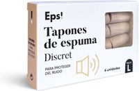 Eps! 6 stuks oordopjes van schuim voor een goede nachtrust, ruisonderdrukking, oordopjes tegen luide geluiden, gehoorbescherming, herbruikbaar, maat L, 6 stuks