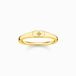 Thomas Sabo Ring Dames 925er Zilver geel verguld - ringmaat 54