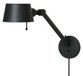 Freelight Wandlamp Sovrano L 61 cm zwart