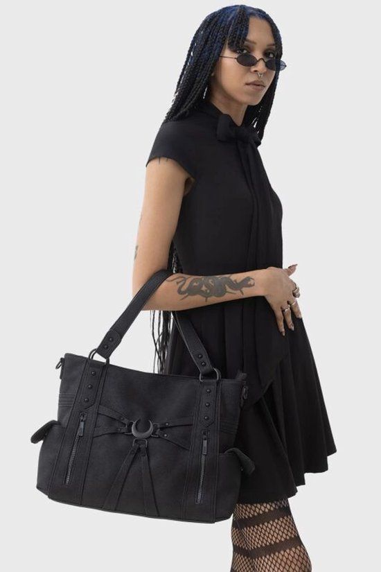 KILLSTAR Over The Moon Dames Handtas - Zwart